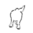 Yous = cookie cutter Bull Silhouette stock illustration Illustration, No People, Vector