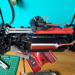 20230908_203535.jpg Fichier 3D Tamiya TT-02 Chassis Brace Dual Cylinder Add-On・Objet imprimable en 3D à télécharger