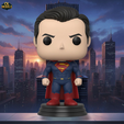 3.png Superman Chibi Figure 3D Model