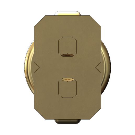 8-number-varsity-Stud-earring-01.jpg 8 восемь номер varsity шрифт серьга-шпилька 3D печать модель 3D печать модель