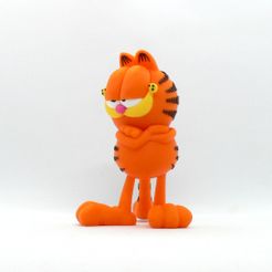 garfield-anglea1.jpg Free 3D file Garfield・3D printing design to download