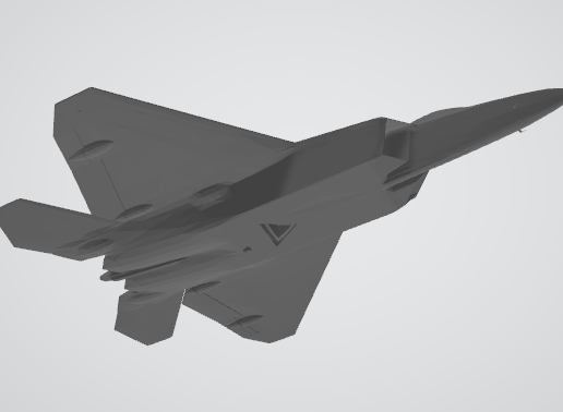 🛩️ F22 Raptor - Lockheed Martin・ STL File for ・Cults
