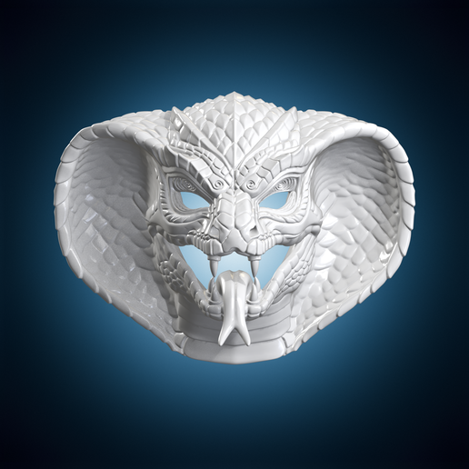 Snake Mask 3D Print Model