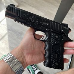 COLT 1911 ЭРГОНОМИЧНАЯ ПАНЕЛЬ РУКОЯТКИ PUNISHER