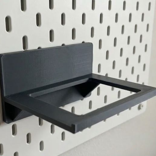 Edgeless Funko Pop Shelf for IKEA SKÅDIS Board 3D model