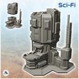 1.jpg Sci-Fi industrial structure with chimney and energy blocks (17) - Future Sci-Fi SF Infinity Terrain Tabletop Scifi