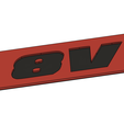 8v.png Golf Mk2 side emblem badges set