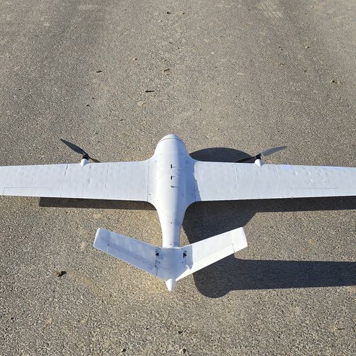 🪶 Bullet V-Tail UAV – Twin-Motor Fixed-Wing Drone (AstroFly ...