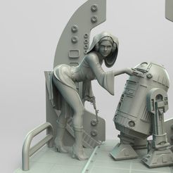 Classic.1.jpg 3D file Princess Leia Classic Pose・3D print object to download