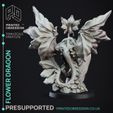 Flower-Dragon-6.jpg Flower Pseudo Dragon - Elemental Familars - PRESUPPORTED - Illustrated and Stats - 32mm scale