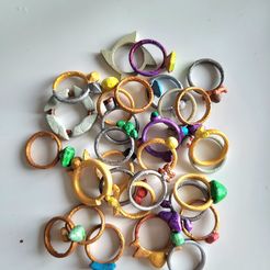 SV-Rings-all.jpg Archivo STL Stardew Valley: ¡todos los anillos!・Objeto imprimible en 3D para descargar