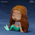 halle09.png Datei 3D Ariel Chibi Kleine Meerjungfrau Film Live Action Benutzerdefinierte Modelle Keine Stützen・Modell für 3D-Druck zum herunterladen