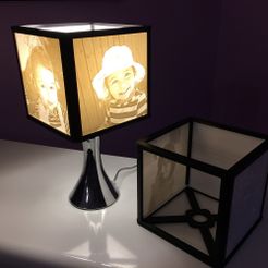 01.jpg STL-Datei Lithophan-Schirm・3D-druckbares Modell zum herunterladen