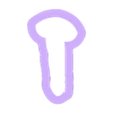 T_Ucase.stl naruto - alphabet font - cookie cutter