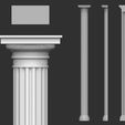 26-ZBrush-Document.jpg 90 classical columns decoration collection -90 pieces 3D Model