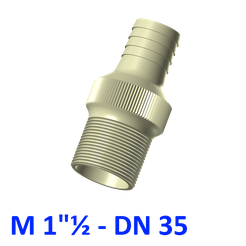Raccord_M_1,5_DN_35.png Male / Male fitting - 1"½ - DN 35