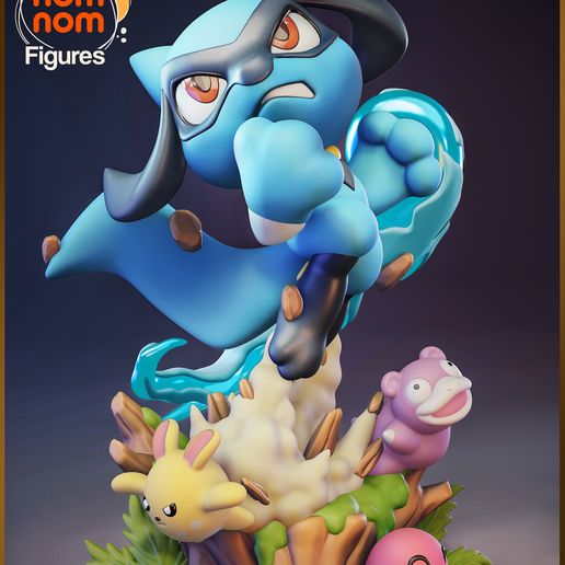🐉 Chibi Riolu - Pokemon Diamond・ 3D File for 3D printing・Cults