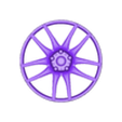 wheel spoke.stl Kai Style DEEP Dish wheel set for diecast and RC model 1/64 1/43 1/24 1/18 1/10....