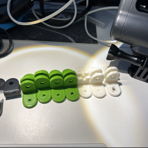 Battery Mount Adaptor for Re-Fuel ActionPack Battery Extender for GoPro 3D model