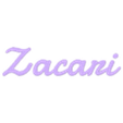 Zacari.stl ザカリ
