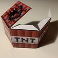 IMG_5190.jpeg Papercraft Minecraft TNT Block (Lasercut)