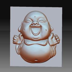 happyBuddhaB1.jpg STL-Datei happy little buddha kostenlos・Modell für 3D-Druck zum herunterladen, stlfilesfree