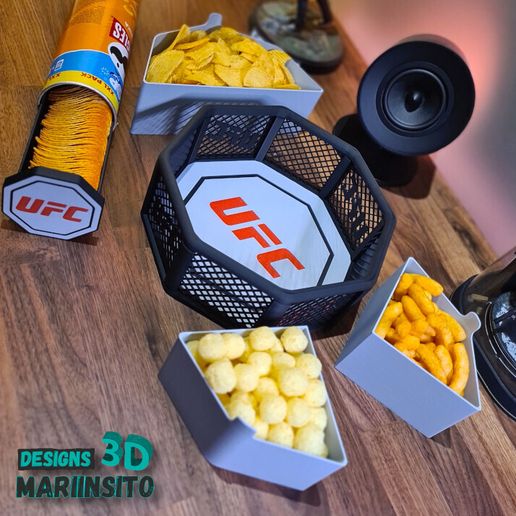 UFC Octagon Snack Bowl - Home - PLA - 3D printed product - фото 7