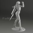 Yuffie12.jpg (PreSupport) 1/4 Yuffie Kisaragi Standing Posture Final Fantasy VII Remake