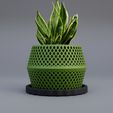 Geometric-Flower-Vase-view-2.jpg Geometric Flower Vase – Modern 3D Printed Decor