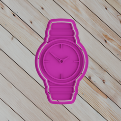 19.png STL file COOKIE CUTTER potato watch・3D print object to download