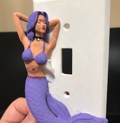 mermaid.jpg Mermaid Light Switch Cover