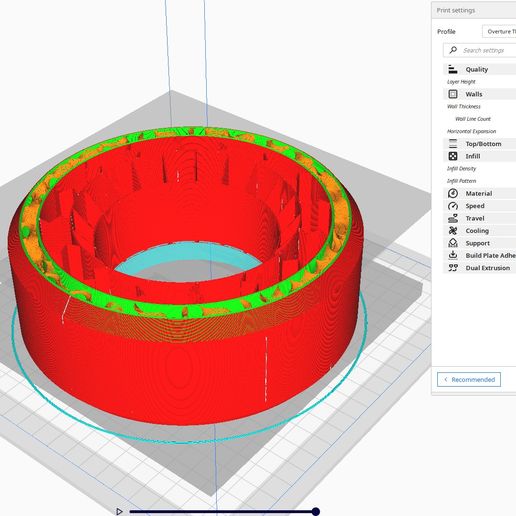 SCX6 2.9" Tire Insert (Foam) for Scale Crawlers 3D model
