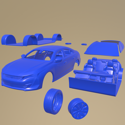 c08_005.png STL file Peugeot 508 GT Allure PRINTABLE CAR IN SEPARATE PARTS・3D printable design to download