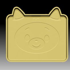 SquareCat-VACUUM-PIECE.jpg Файл STL КВАДРАТНАЯ ФОРМА ДЛЯ БОМБОЧЕК ДЛЯ ВАННЫ В ВИДЕ КОШКИ・Модель для загрузки и печати в формате 3D