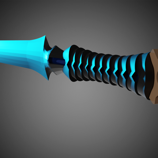 3D file Blade and Soul Twilight's Edge sword・3D printable model to