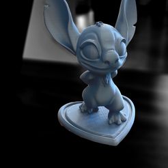 Valentines Stitch and Angel - FREE - No supports needed!