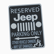 Screenshot-2023-12-02-223933.png Any Printer Jeep Avenger Cherokee Wrangler Compass Renegade Patriot 4x4 Willys Workshop Parking Sign #2 Can be printed on any printer