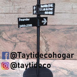 taytideco-cartel-calle.png Street Sign - Buenos Aires Corner Buenos Aires Capital Federal CABA
