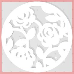 sousverre1.jpg Flower coaster ( pink )