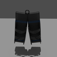 4.png Ice Hockey Goalie Leg Pads Keychain