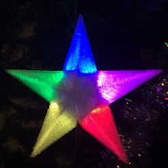 IMG_5776.JPG Free 3D file Christmas star lights・3D printable design to download