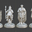 Captura-de-pantalla-2025-12-09-025359.png Roman King Julius Caesar - 3D Chess Piece (STL) | Imperial Rome | King Chess