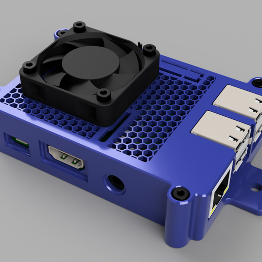 8a878dd5-7598-4902-b5e7-dc4e1e5ff0d1.png 40mm Fan Top case for  "Raspberry Pi 3B+ Case" by mkellsy