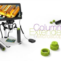 Microscope-Column-Extender-LH.jpg Extensor de la columna del microscopio