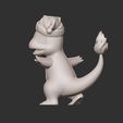 ZBrush-Document7.jpg pokemon charmander christmas