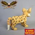 5.jpg Flexi Cute Bobcat | No Supports | .3mf color file Included