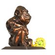 Newyork-Gorilla.118.jpg wall street Bronze Gorilla sculpture -caricature-New York Giant Harambe Statue
