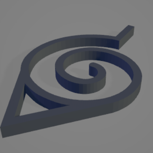 k2.png STL-Datei Konoha HQ-Logo herunterladen • Design für den 3D-Druck, OniZuk420_