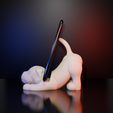 Render3.png Dog Phone Holder - Multicolor