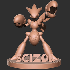 1.png Pokemon - scizor 3D print model